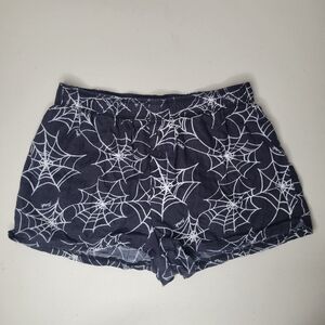 PINK Victoria's Secret Spider‎ Web Patterned Sleep Shorts Size Small